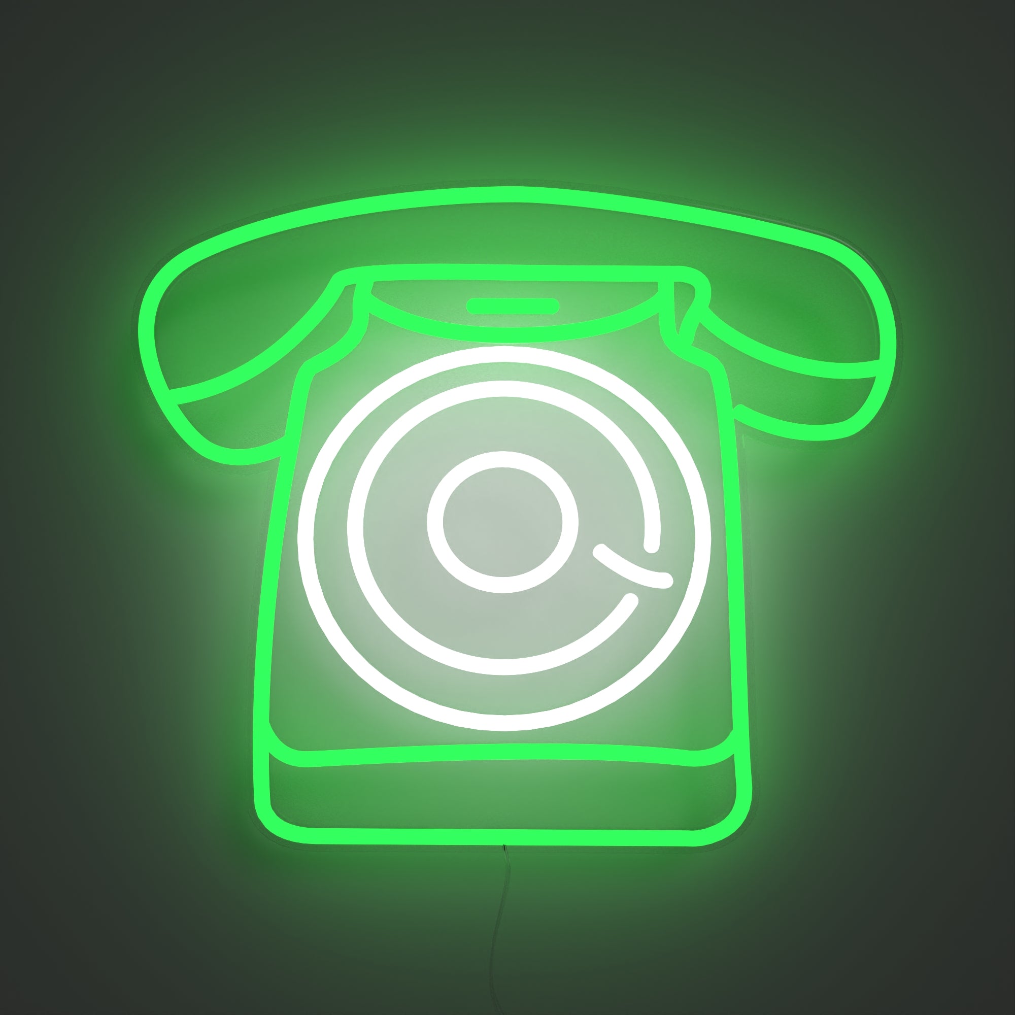 Vintage Phone - LED neon sign - YELLOWPOP UK